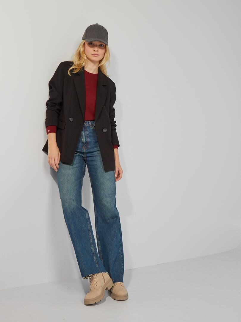 Blazer oversized - Preto