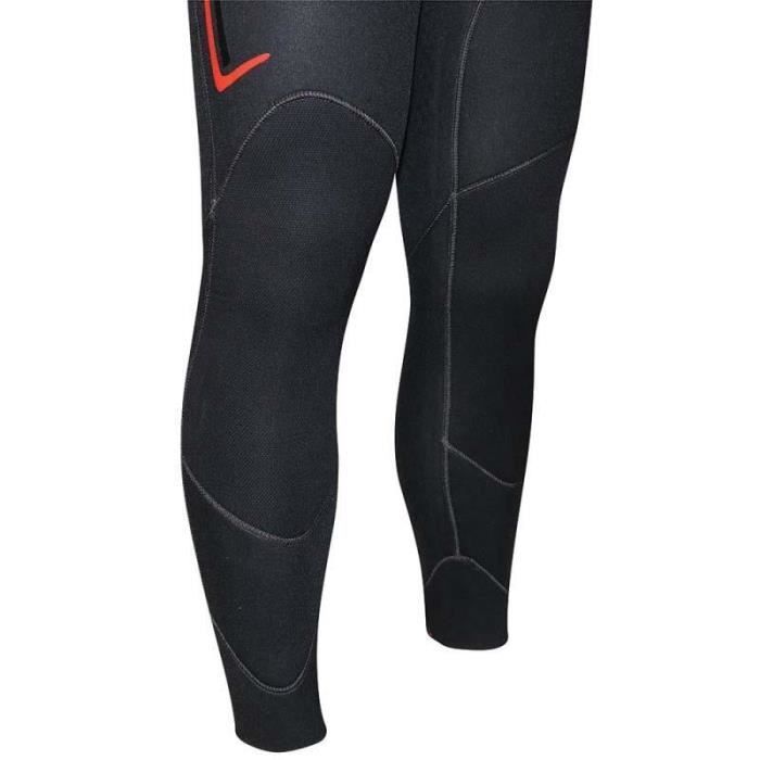 Beuchat Optima 5mm wetsuit - Zwart/Geel - Lange mouwen - Volwassenen - Unisex