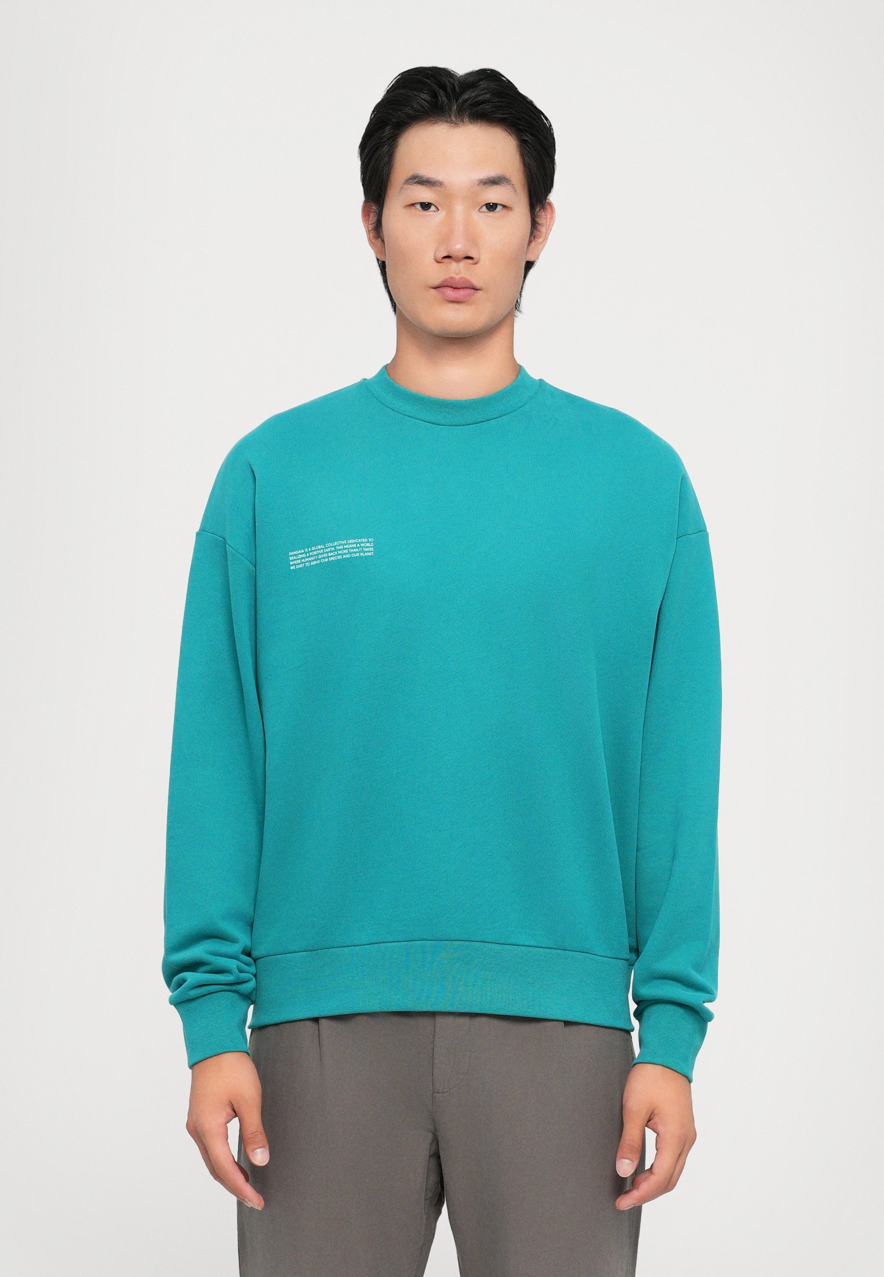 Sweat-shirt unisexe mi-lourd PANGAIA - turquoise