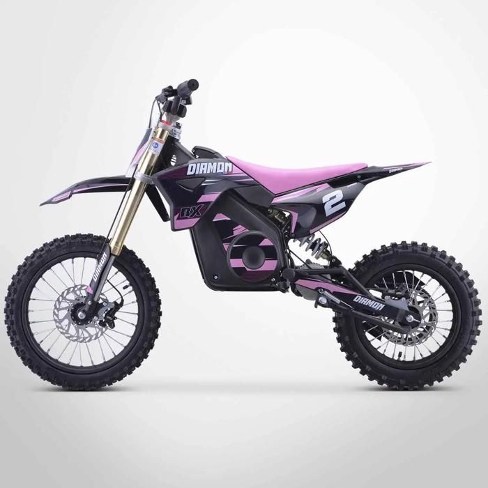 Barn Elektrisk Motorsykkel 1600W / ORION 1600W Motocrosssykkel / 14/12 / Rosa