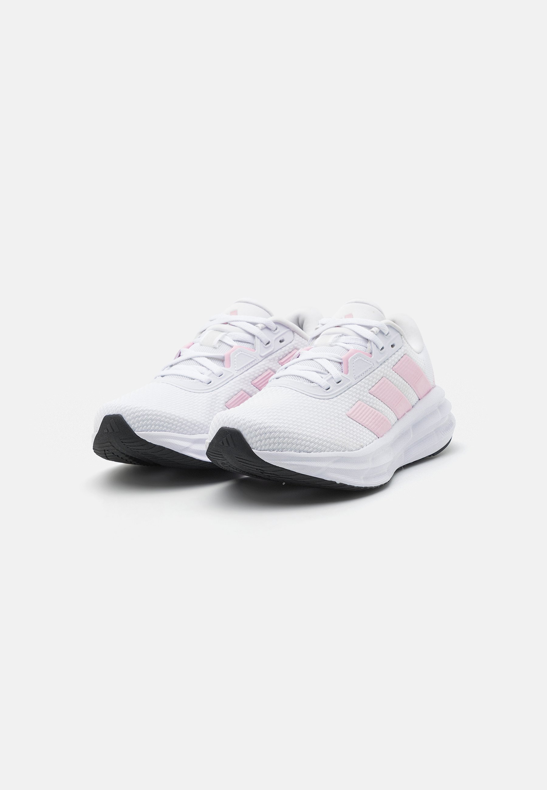 adidas Performance GALAXY 7 - Chaussures de running sur route - Blanc/Rose clair/Noir