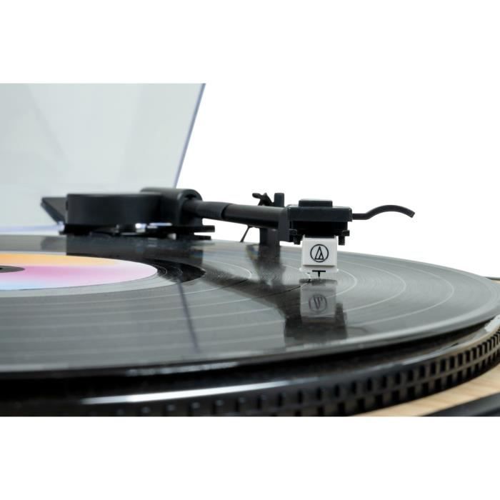 Turntable - THOMSON TT300 - Audio-Technica AT3600L cartridge - Wood and black