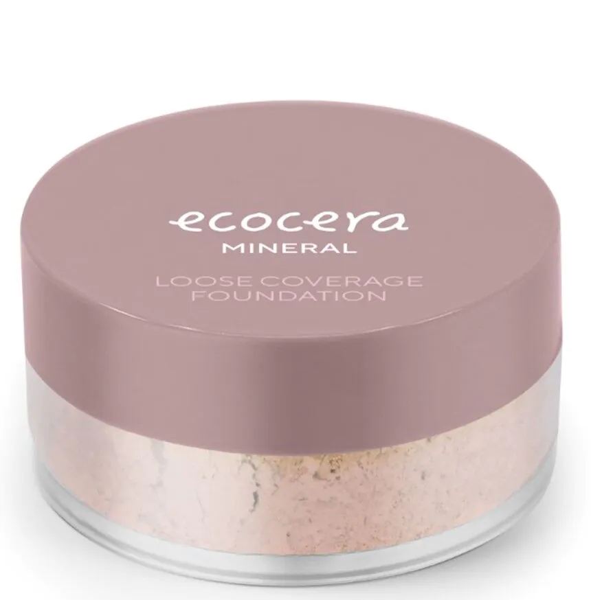 Ecocera Sypki podkład mineralny kryjący ciepły W5.0 Rio