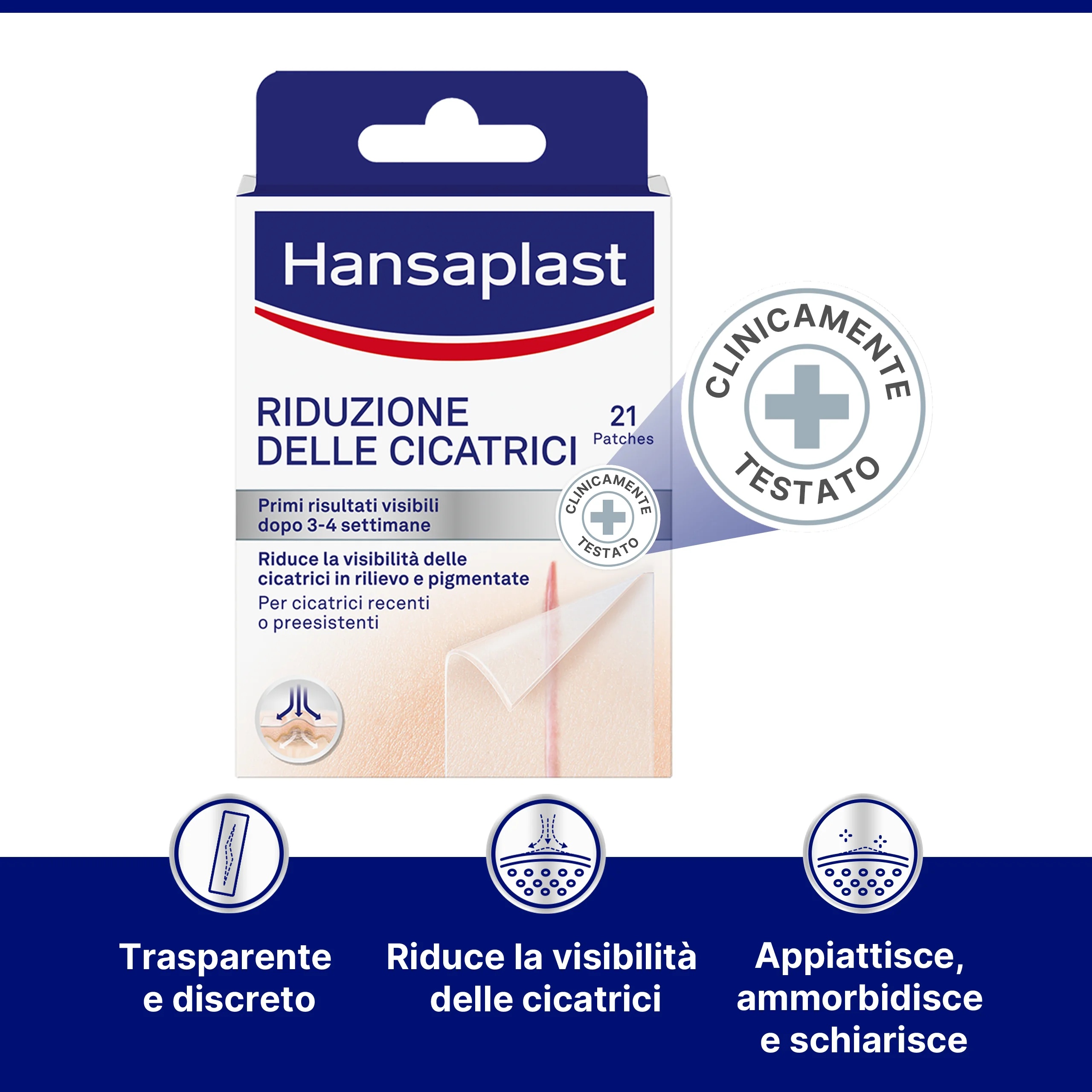 HANSAPLAST Hansaplast Littekenverkleiningspleister 21 strips