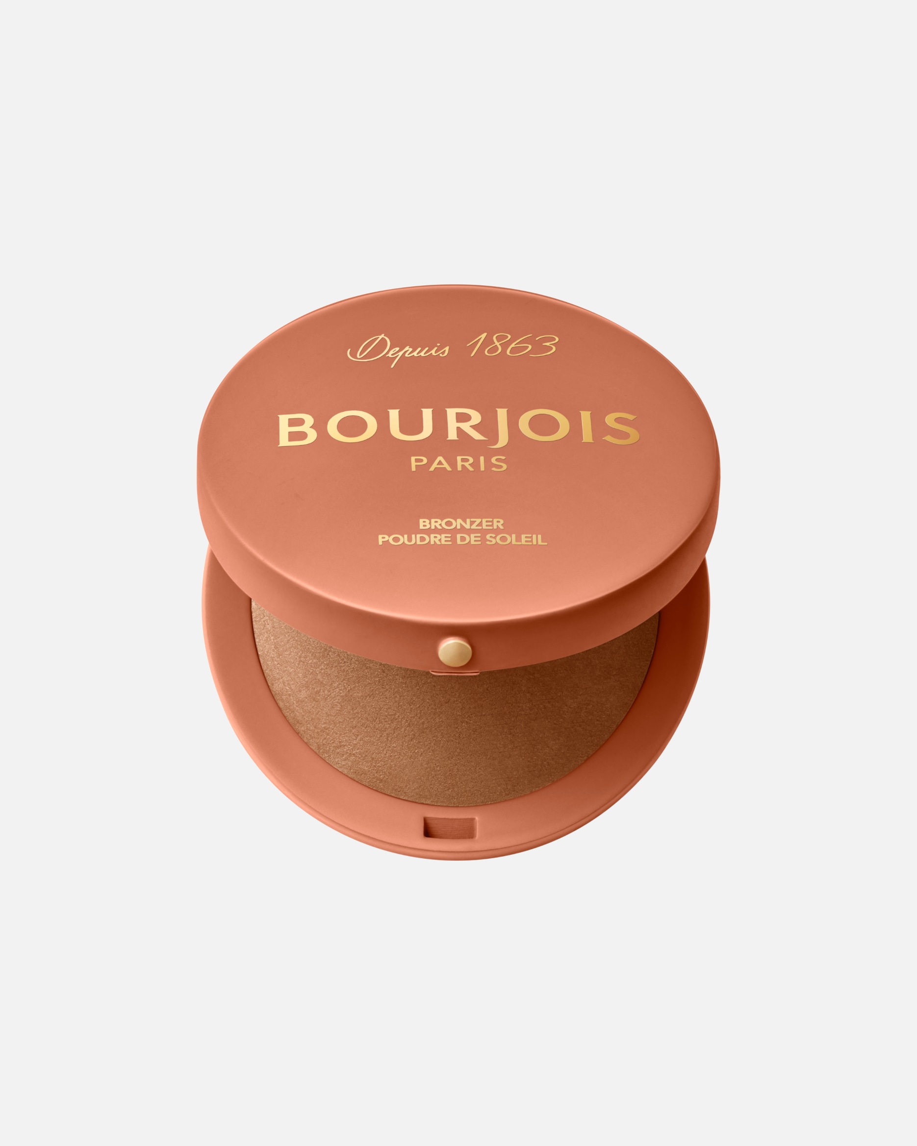 Pó solar Bourjois Maxi Sun Powder, lata redonda – 7 g