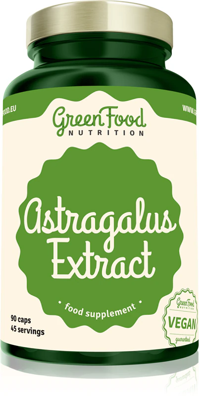 Kapsuly s výťažkom z astragalu od GreenFood Nutrition pre pocit pohodlia