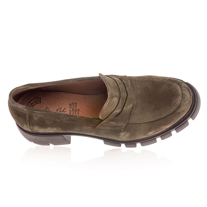 Mocassins / chaussures bateau Femme Vert