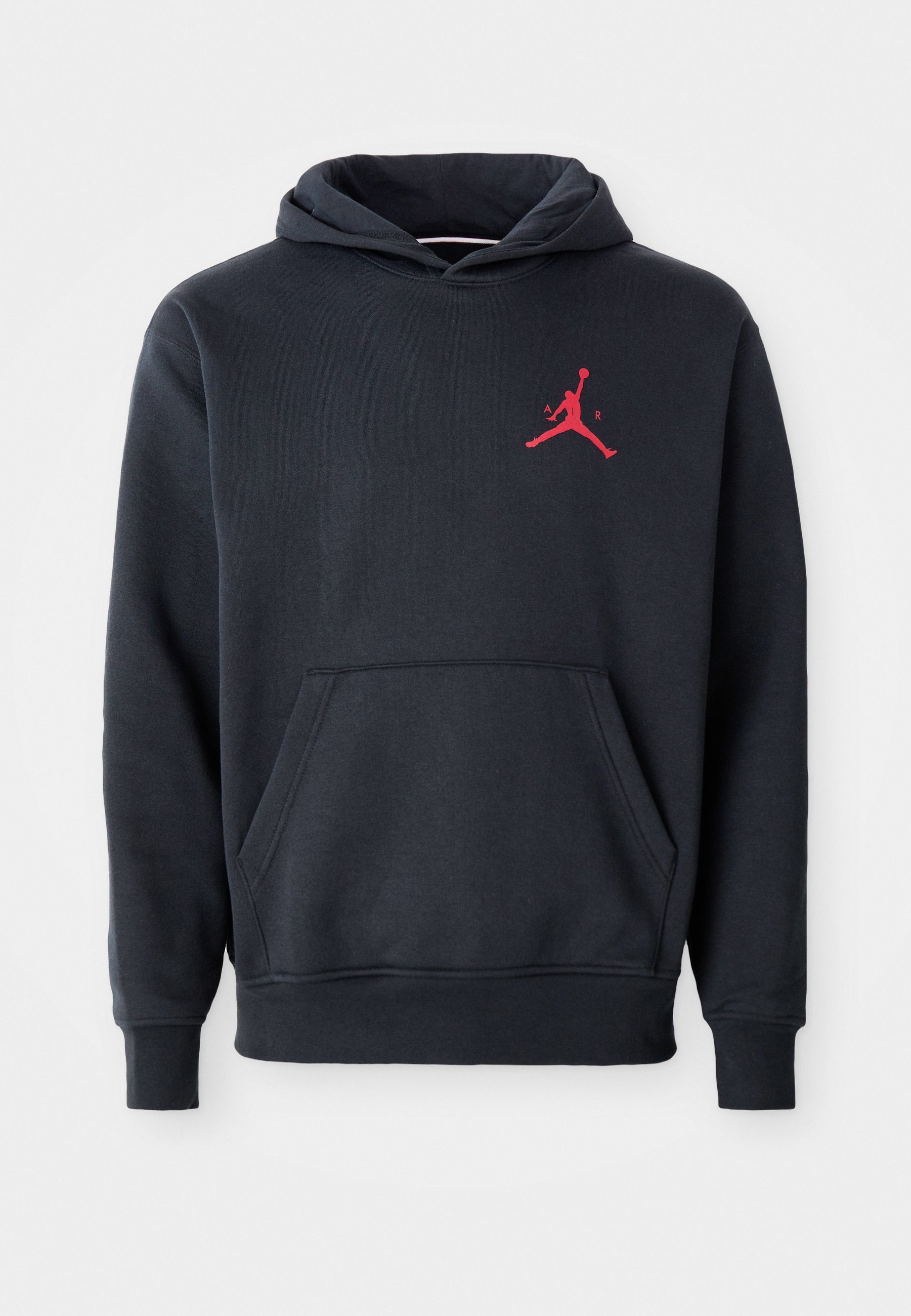 Felpa con cappuccio Jordan JUMPMAN - nero/rosso palestra