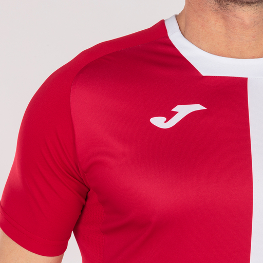  Joma City Rövid Ujjú Póló Piros-Fehér