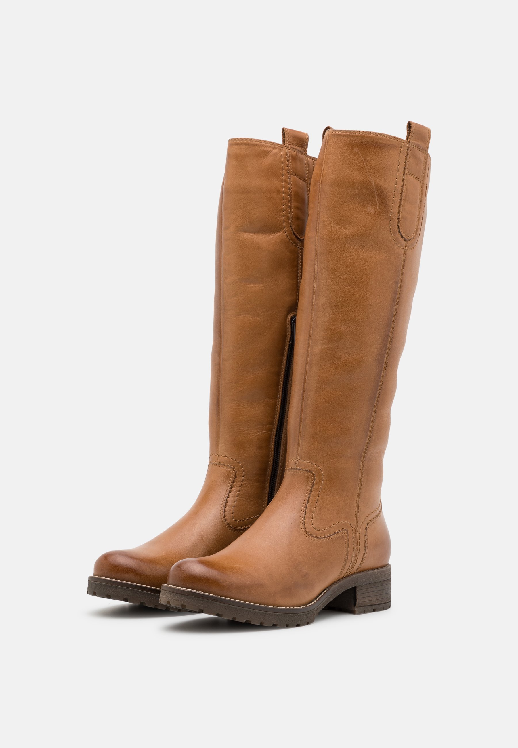 Anna Field LEATHER - Laarzen - cognac