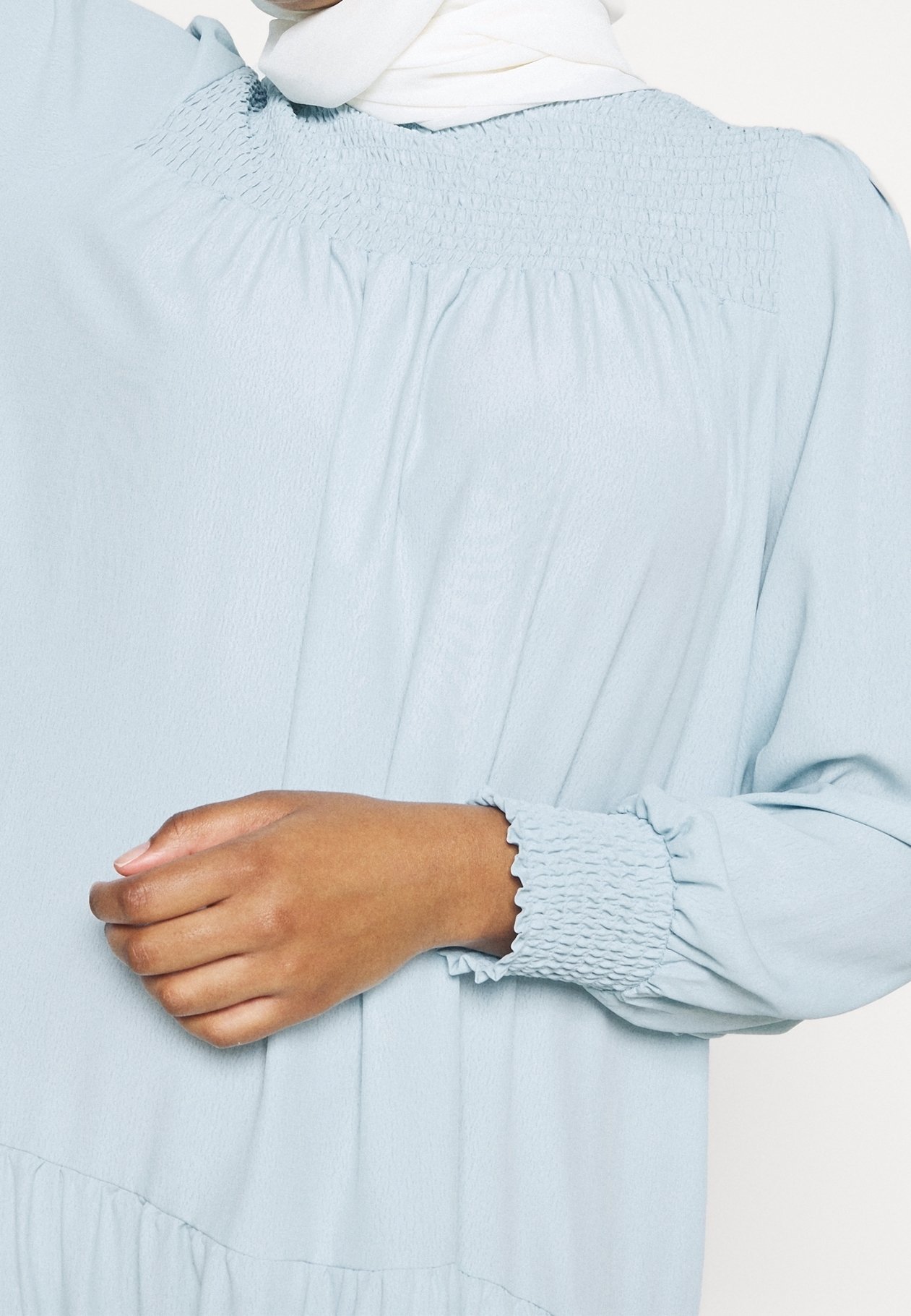 Robe longue glamour - bleue