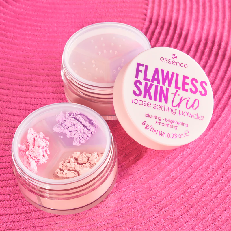 essence Flawless Skin Trio losse fixeerpoeder