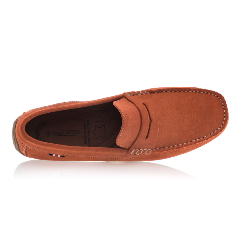 Miesten oranssit loaferit/veneilykengät