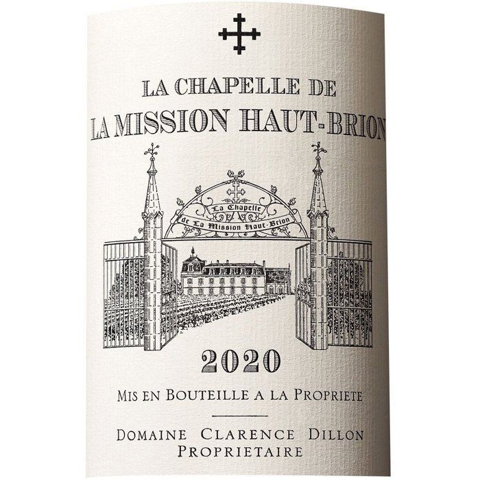 La Chapelle de Mission Haut-Brion 2020 Pessac-Léognan - Vino Tinto Burdeos