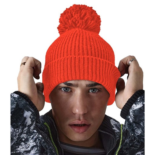 Bonnet à pompon Beechfield Engineered