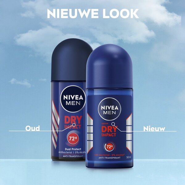 NIVEA Men Dry Impact antiperspirant roller 50 ml