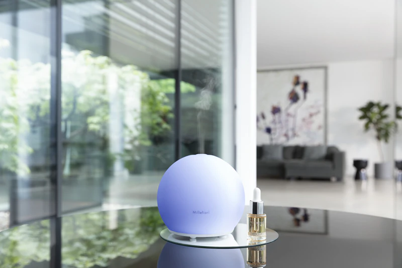 Difusor de aromas e umidificador ultrassônico Millefiori Ultrasound Glass Sphere