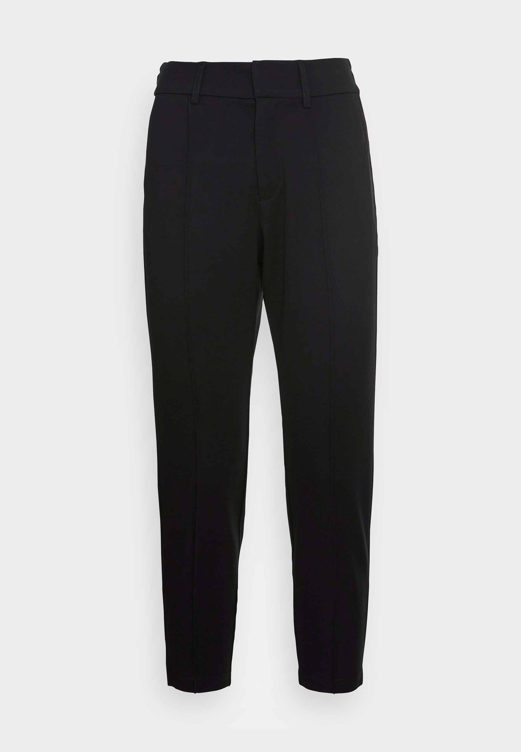 ONLY Petite ONLPOPTRASH LIFE MID WAIST PIN TAILOR - Broek - zwart