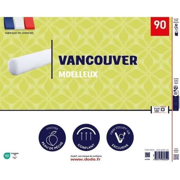 Cojín VANCOUVER de 90 cm - 100 % poliéster - DODO