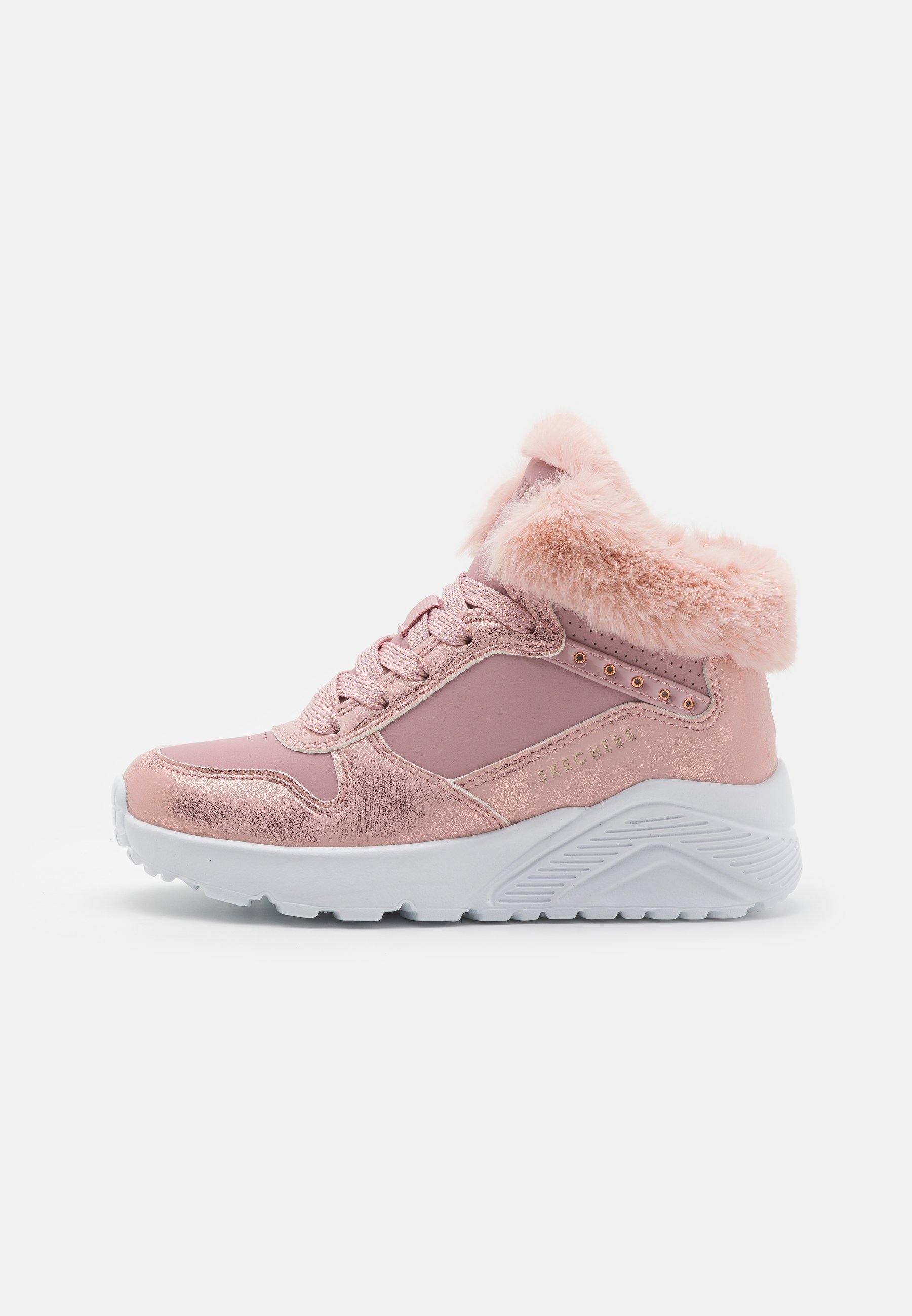 Skechers UNO LITE - Stivaletti stringati - malva