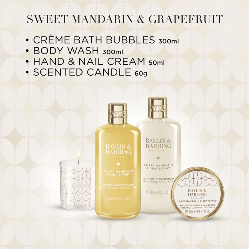 Поклон сет за тело Baylis & Harding слатка мандарина и грејпфрут