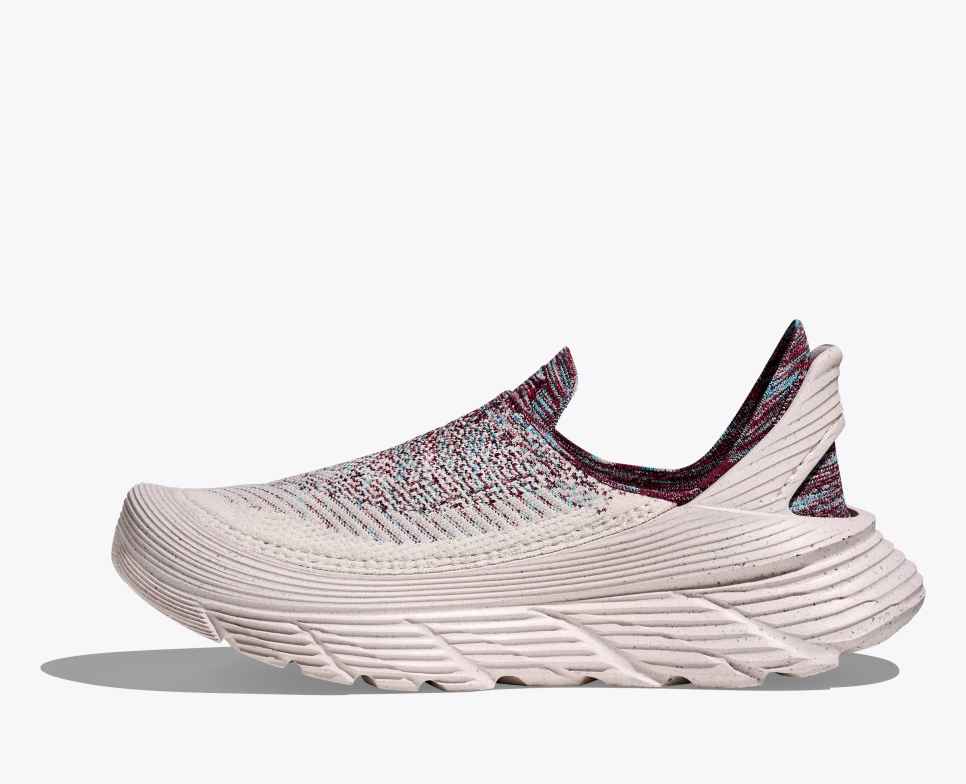 HOKA Vibrant Bloom Restore TC Alabaster / Red Cabbage