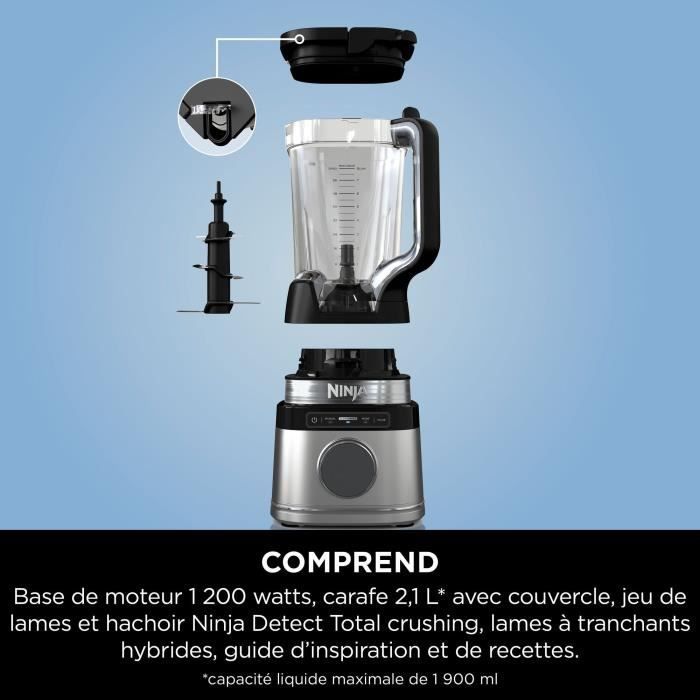 NINJA Detect Power Blender Pro - 1200W - 2L - 15 mengstanden