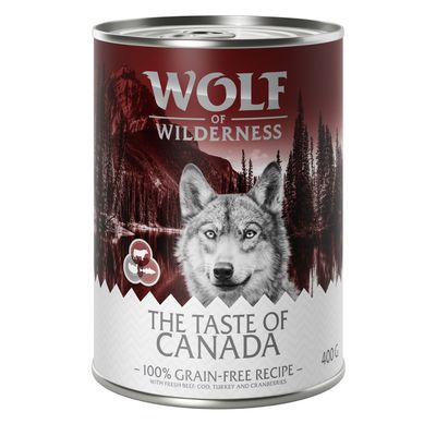 Wolf of Wilderness -säästöpakkaus 24 x 400 g