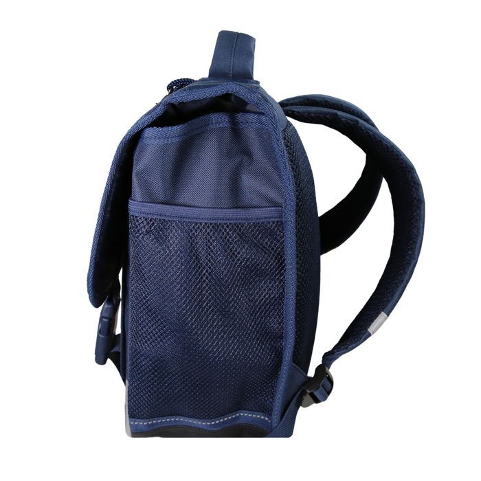 Bagtrotter - Cybel - Cartable 38cm  -  Marine - 2 Compartiments  - 1 Poche Sous Rabat - 1 Poche Bouteille -  Bretelles...