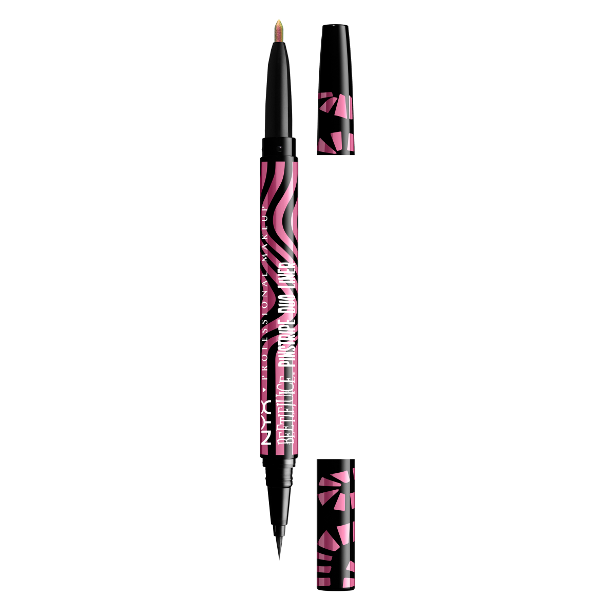 Tuș de ochi NYX Professional Makeup Beetlejuice Pinstripe Duo Liner