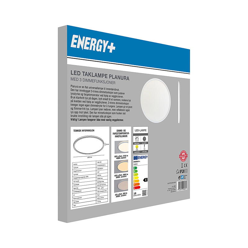 Energi Loftlampe LED 42,5 cm Planura