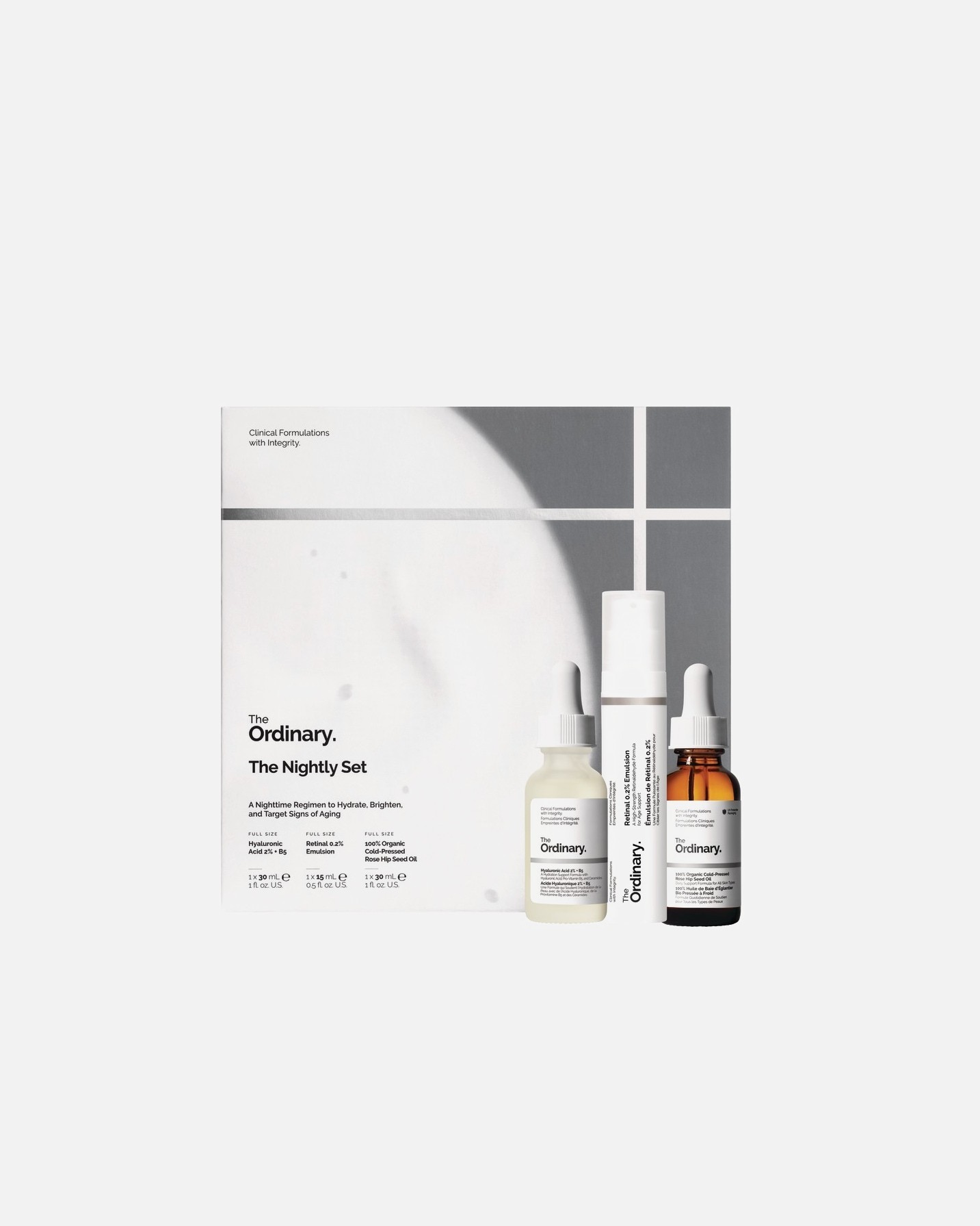 Komplet za nego obraza The Ordinary Nightly Set – 1 kos
