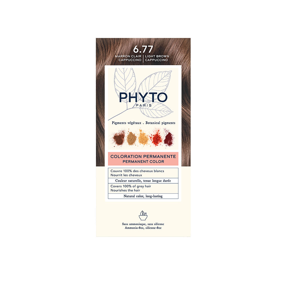 Coloration capillaire Phytocyan 677 Cappuccino Bouleau Lumineux