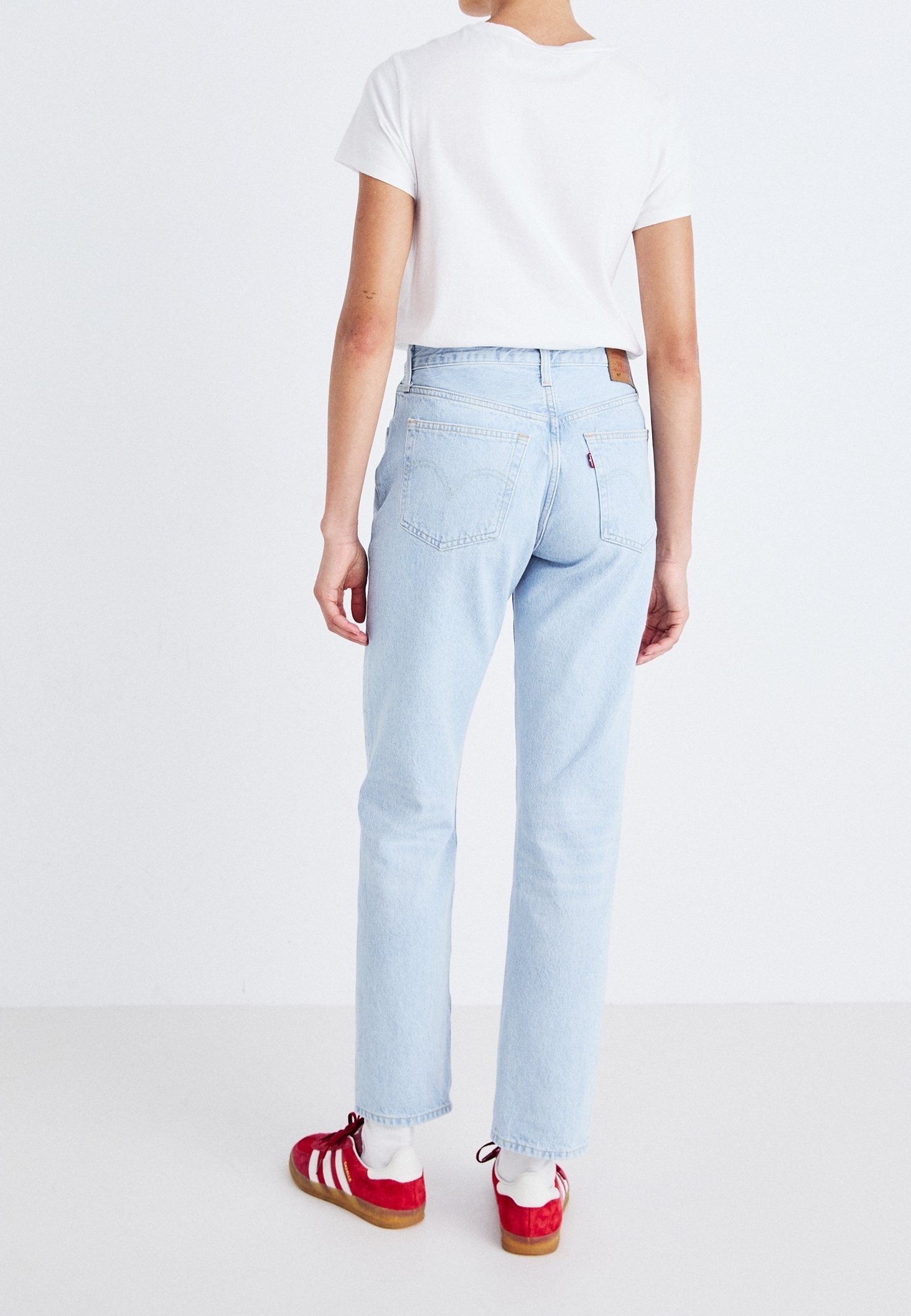 Levi's® jeans met rechte pijpen - lichtblauwe denim