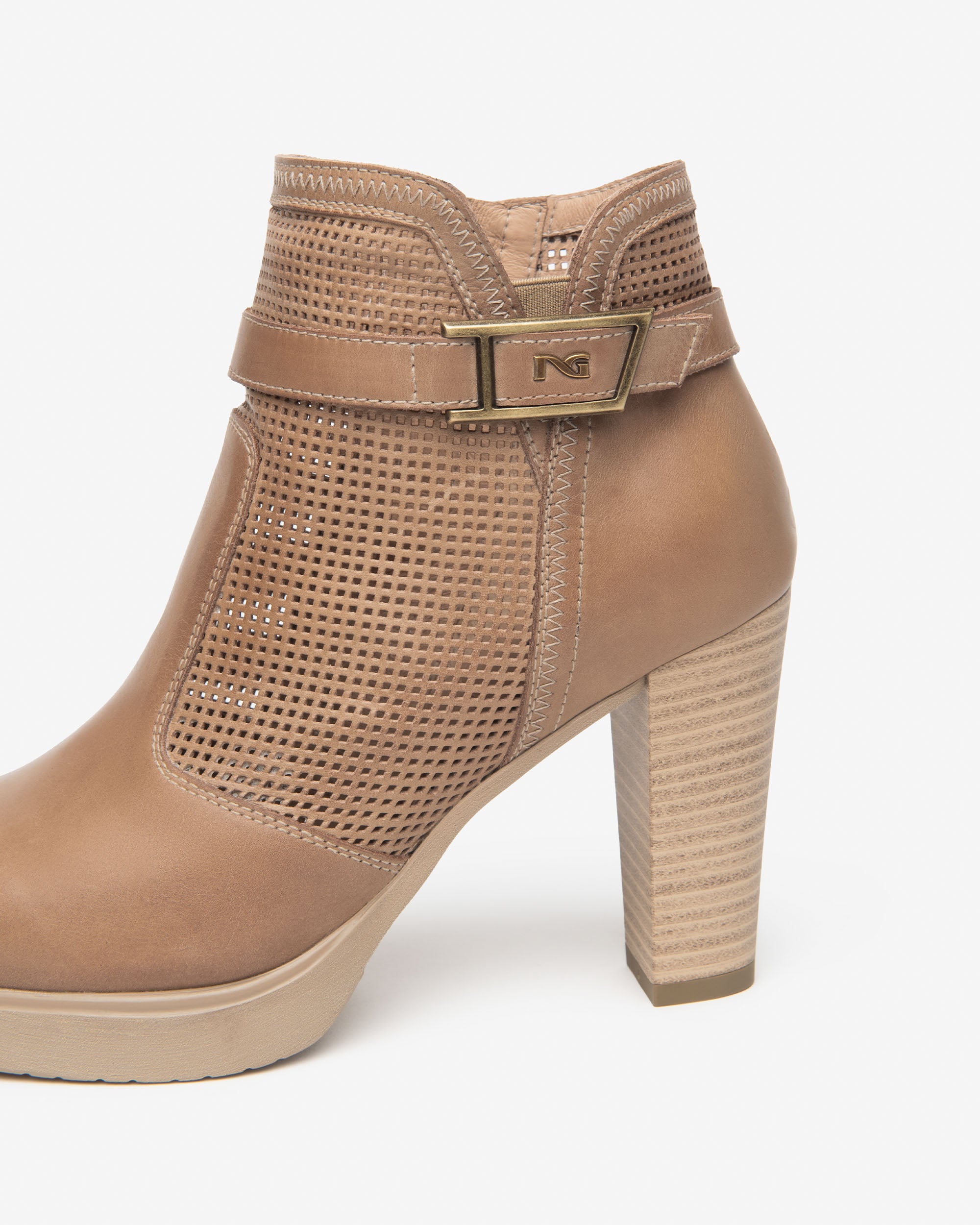  Damen-Ankle-Boots aus Leder