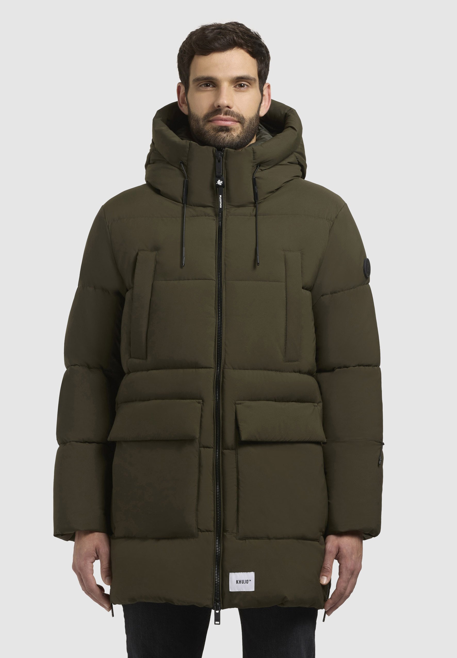 khujo WELM MATT - Manteau d'hiver - vert foncé