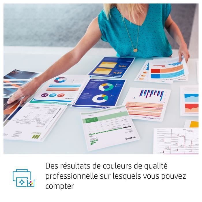 Imprimante monofonction HP Color LaserJet Pro M255dw laser couleur - Idéal pour les professionnels