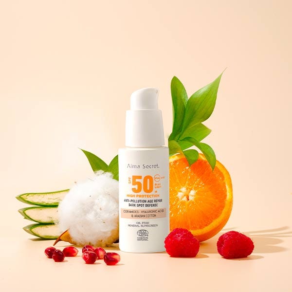 Napfényes arcápoló természetes SPF50| 50ML