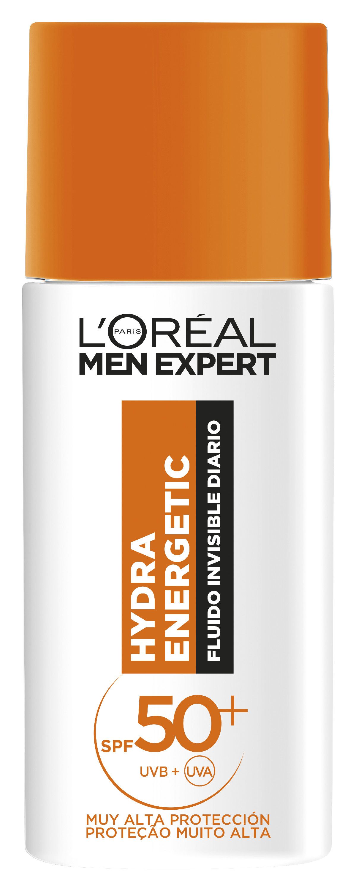 Men Expert Hydra Energetic dnevni nevidni fluid SPF 50 Vlažilne kreme za moške