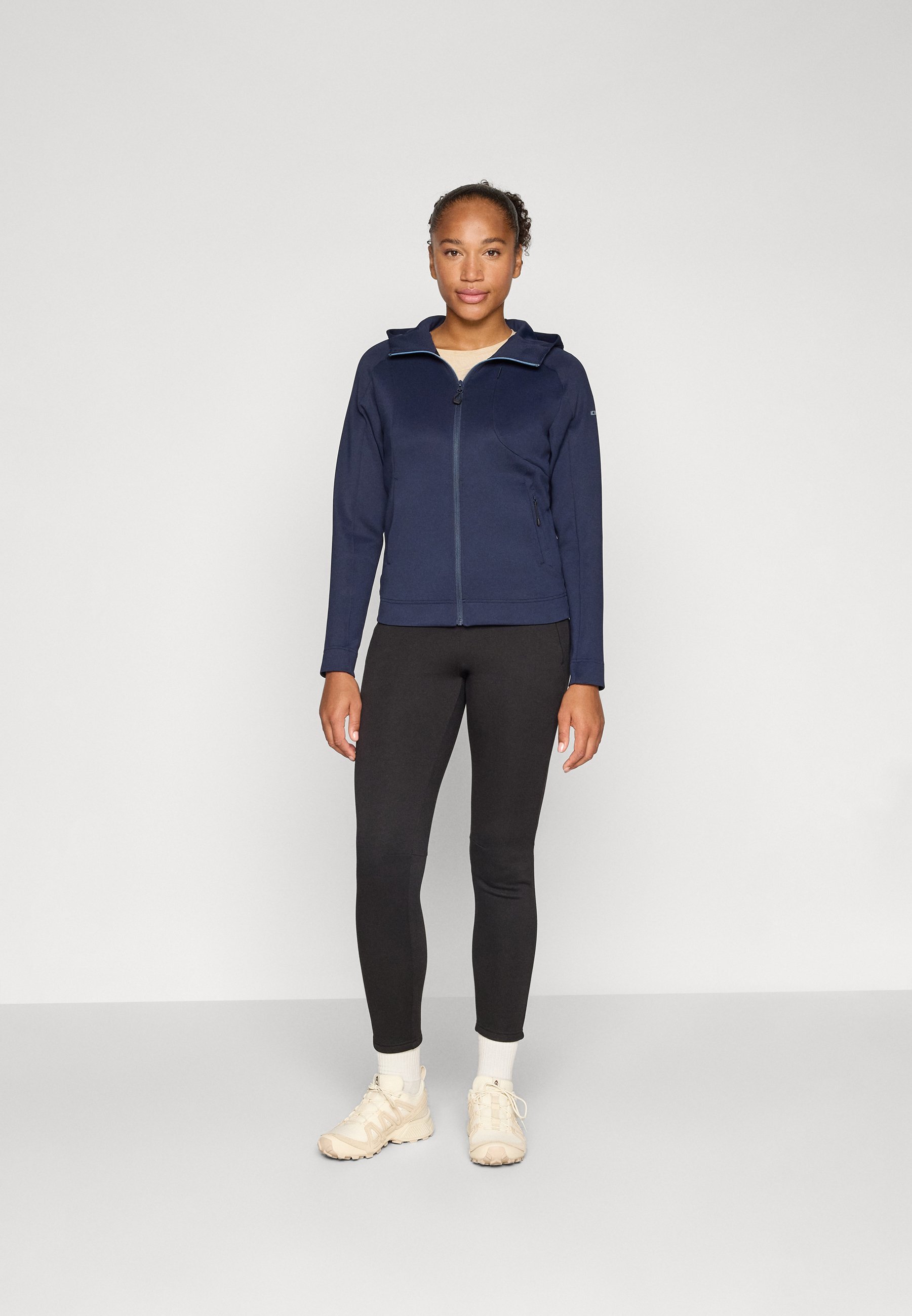 Sweat-shirt zippé Icepeak BUNNELL - bleu foncé