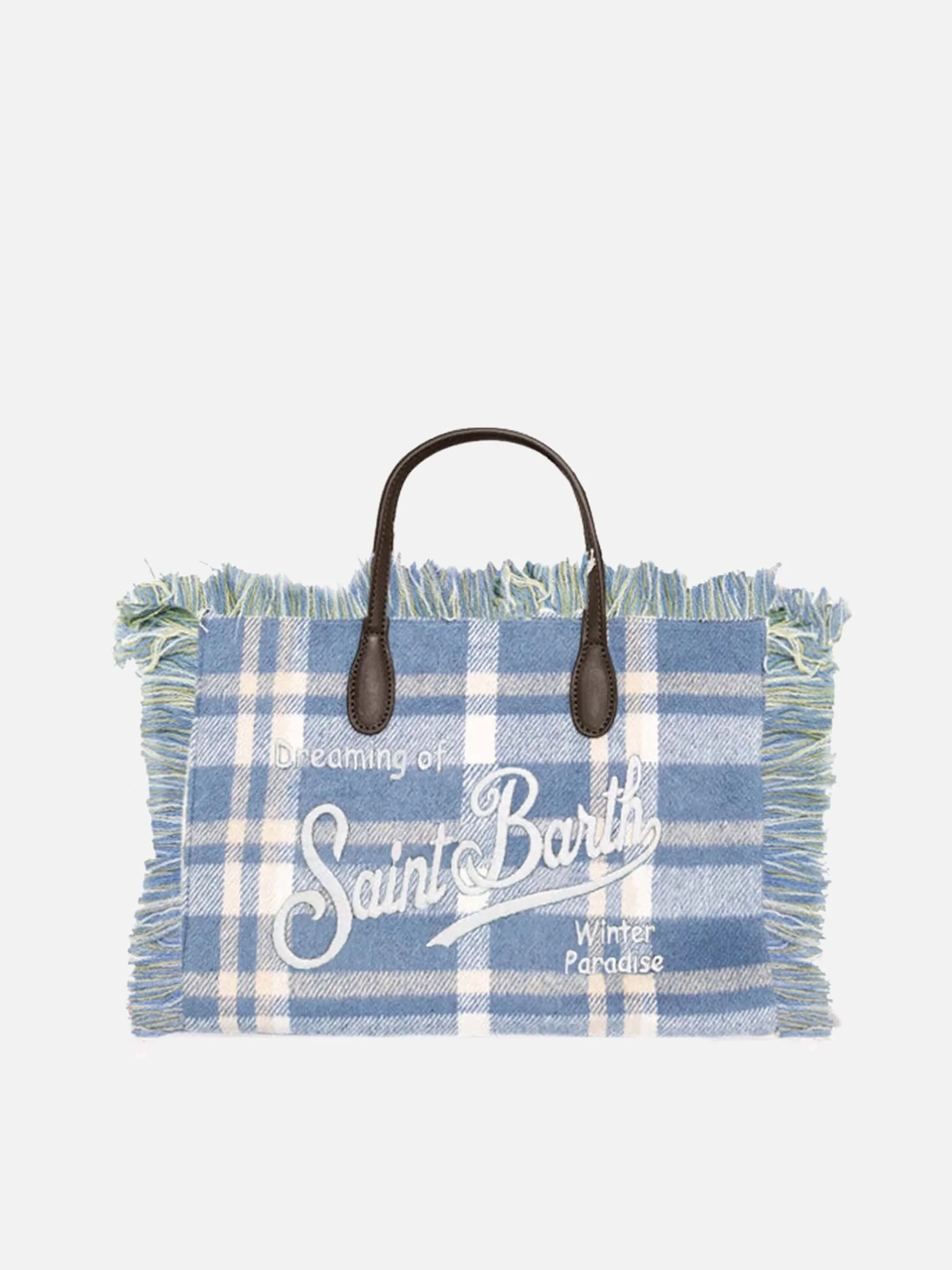 Colette wollen tas met tartanprint