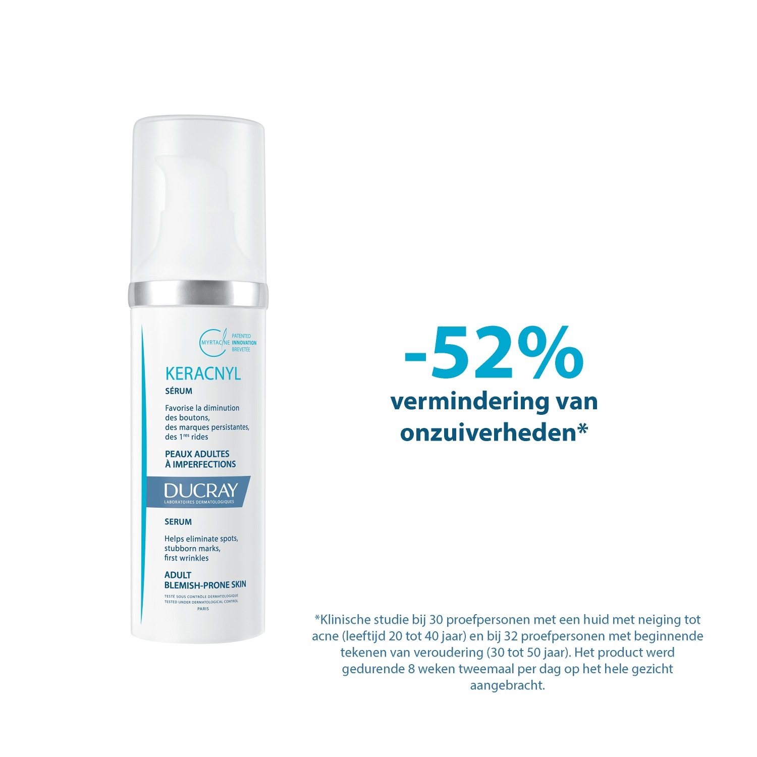Ducray Glowserum KERACNYL serumas – 30 ml