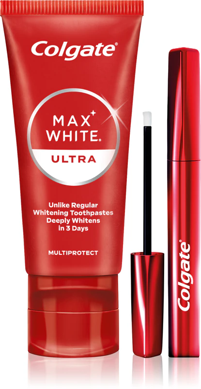 Kit completo de pasta de dente Colgate Set Max White Ultra