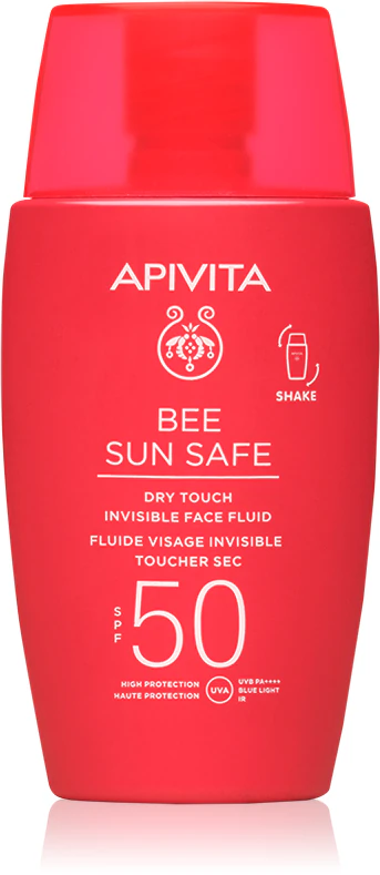 Apivita Bee Sun Safe Dry Touch Face Fluid SPF50 fluid ochronny SPF 50+