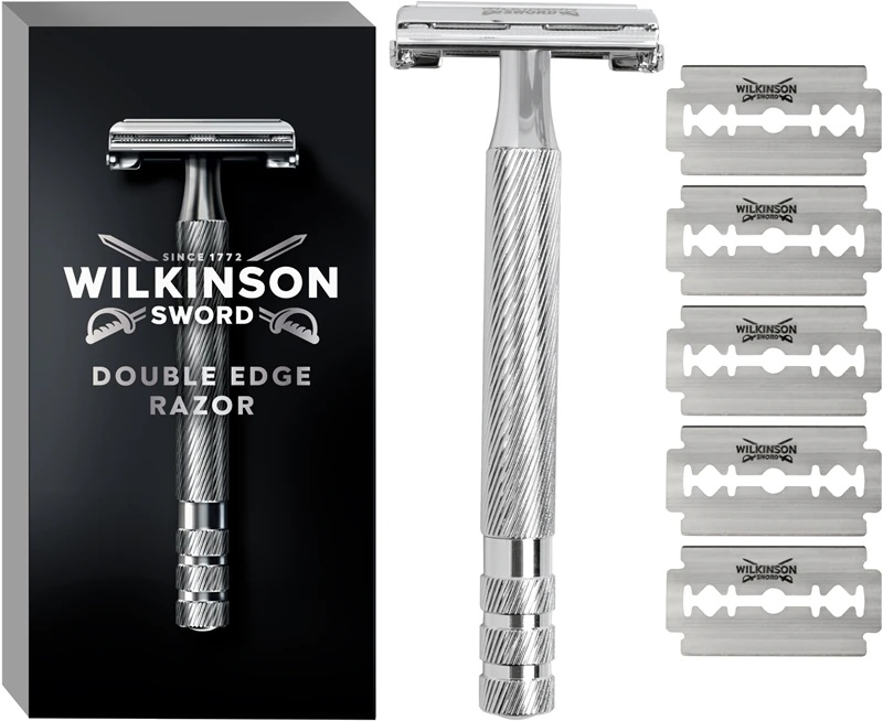 Wilkinson Sword Barbers Style Classic Shave The Edger skuveklis + rezerves asmeņi 5 gab.