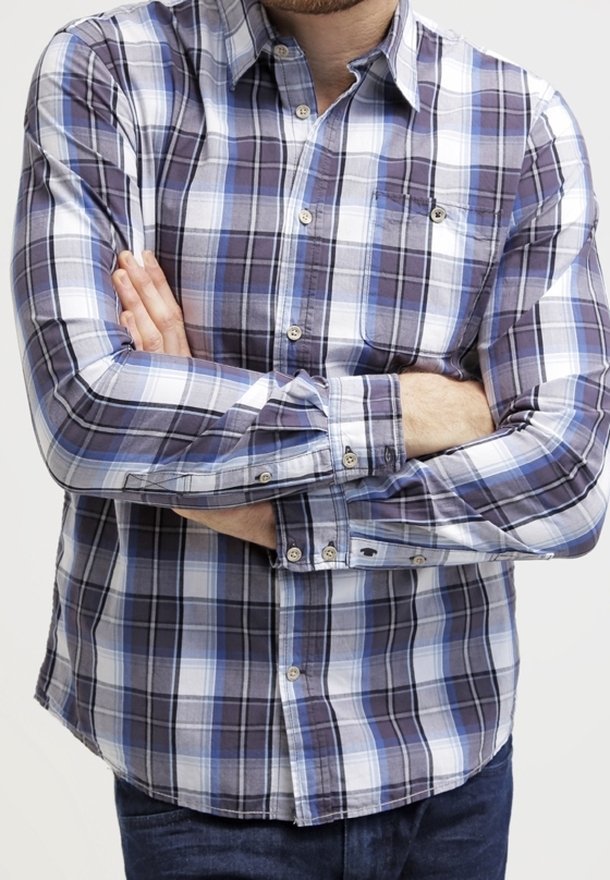 TOM TAILOR overhemd - antraciet