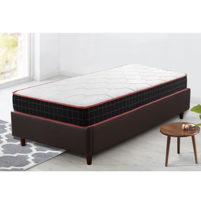 COMFORT Matras 90x190 cm - TEENO - traagschuim - stevige ondersteuning - 16 cm dik