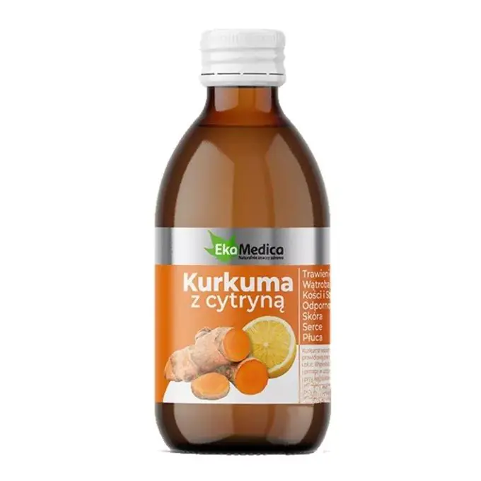 Ekamedica Kurkuma z Cytryną, Płyn