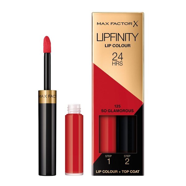 Max Factor Lipfinity Lip Colour 125 So Glamorous 2-Step Longlasting šminka za ustnice 2,3 ml