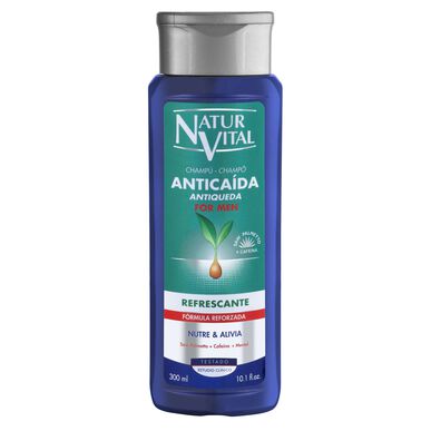 Natur Vital anti-hårtap sjampo med forfriskende effekt 300 ml
